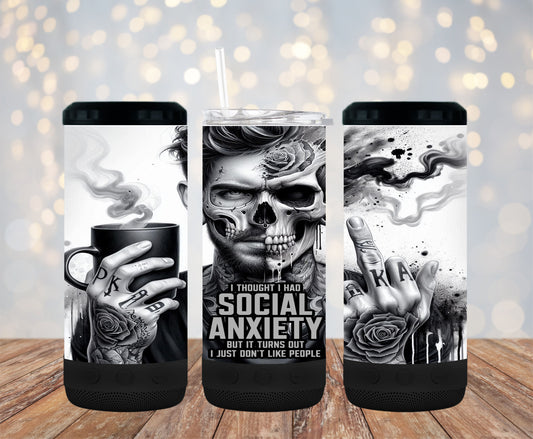 Social Anxiety - 4 in 1 Cooler with Speaker