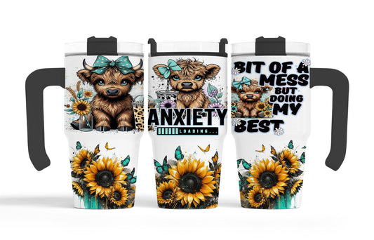 Anxiety Moo - 20oz Mini